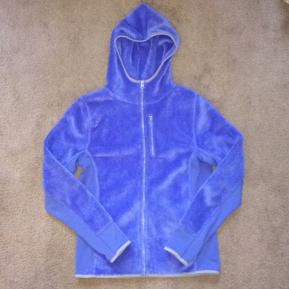 WOMENS BLUE ZIP UP JACKET